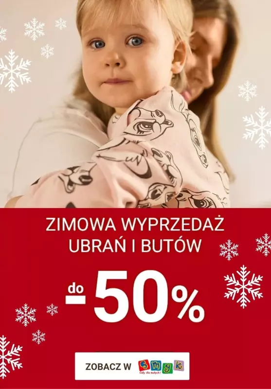 Smyk - gazetka promocyjna Wyprzedaż ubrań od wtorku 24.12 do poniedziałku 30.12