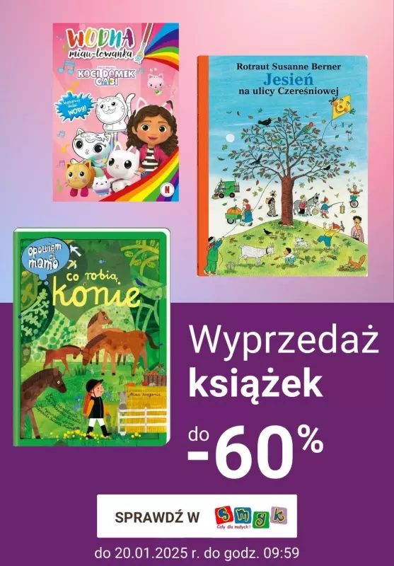 Smyk - gazetka promocyjna Wyprzedaż książek  