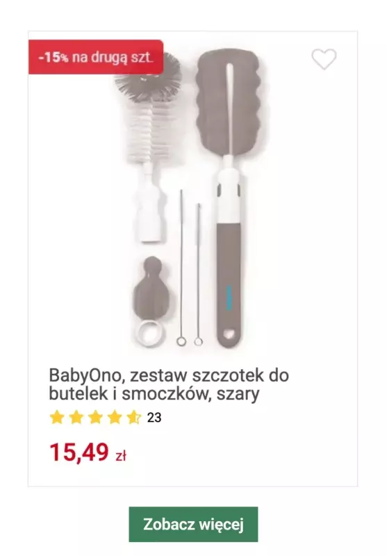 Smyk - gazetka promocyjna Butelki niemowlęce i akcesoria: -15% na drugi tańszy produkt od czwartku 09.01 do niedzieli 12.01 - strona 2