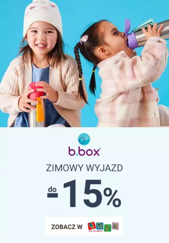 Smyk - gazetka promocyjna Bidony termiczne i lunchboxy do -15% od poniedziałku 13.01 do niedzieli 26.01