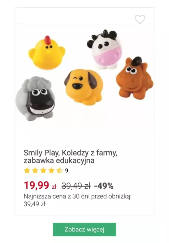 Smyk - gazetka promocyjna Wyprzedaż zabawek do -50% od piątku 14.02  - strona 7