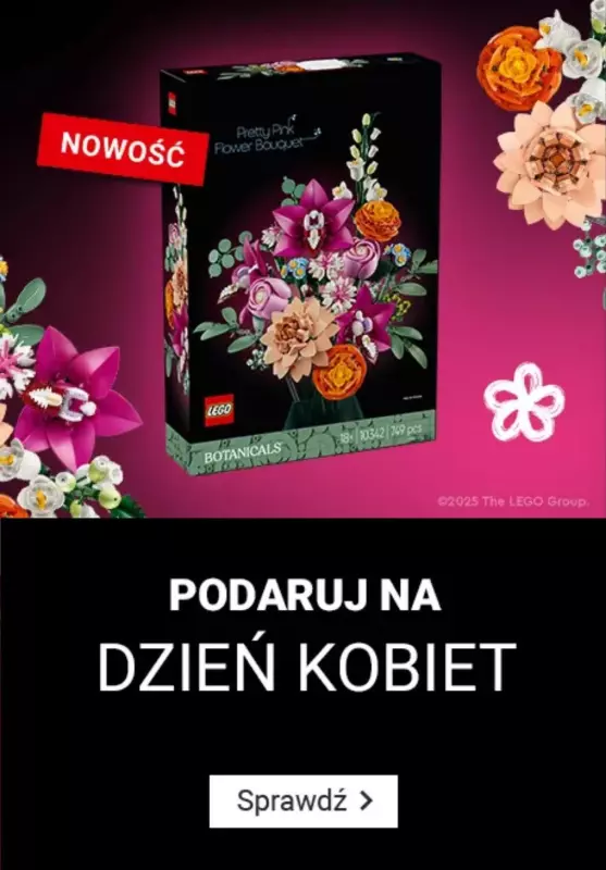 Smyk - gazetka promocyjna Lego Botanicals na Dzień Kobiet od środy 26.02 do środy 05.03