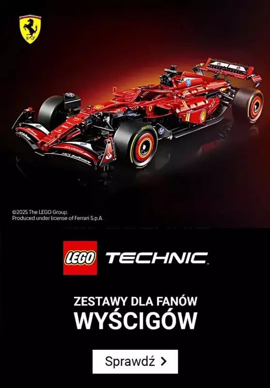 Smyk - gazetka promocyjna Nowości Lego dla fanów wyścigów od soboty 22.03 do środy 26.03