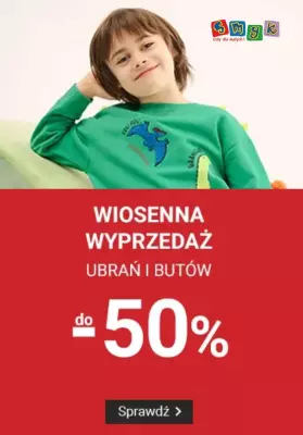 Smyk - gazetka promocyjna WYPRZEDAŻ do -50% - ubrania i buty od środy 07.05 