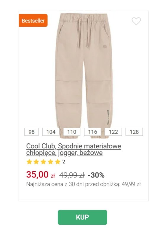 Smyk - gazetka promocyjna WYPRZEDAŻ do -50% - ubrania i buty od środy 07.05  - strona 8