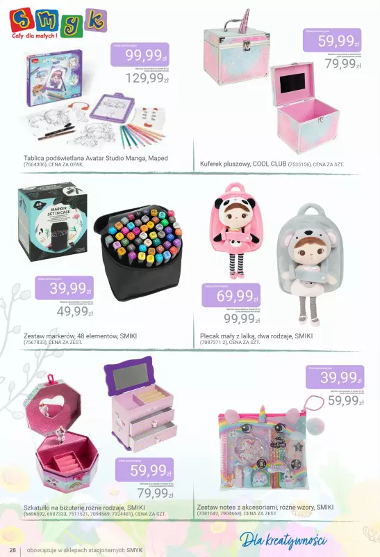 Smyk - gazetka promocyjna Katalog Dzień Smyków od środy 14.05 do poniedziałku 02.06 - strona 28
