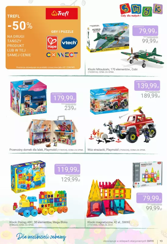 Smyk - gazetka promocyjna Katalog Dzień Smyków od środy 14.05 do poniedziałku 02.06 - strona 13