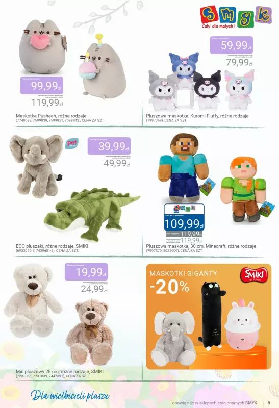 Smyk - gazetka promocyjna Katalog Dzień Smyków od środy 14.05 do poniedziałku 02.06 - strona 9