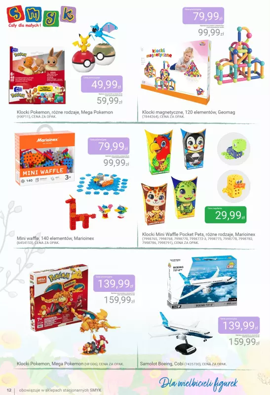 Smyk - gazetka promocyjna Katalog Dzień Smyków od środy 14.05 do poniedziałku 02.06 - strona 12