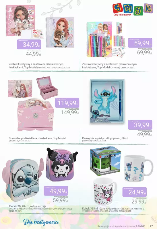 Smyk - gazetka promocyjna Katalog Dzień Smyków od środy 14.05 do poniedziałku 02.06 - strona 27