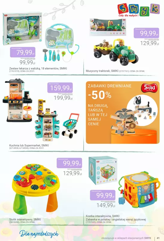 Smyk - gazetka promocyjna Katalog Dzień Smyków od środy 14.05 do poniedziałku 02.06 - strona 41
