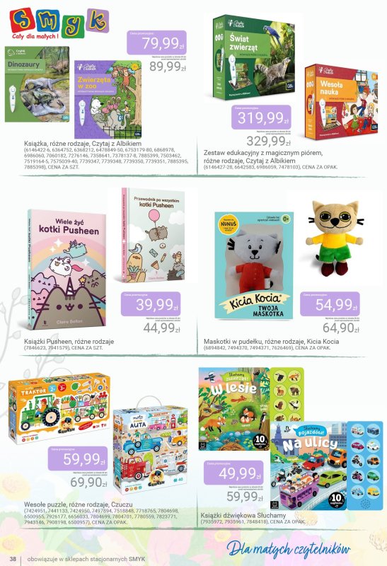 Smyk - gazetka promocyjna Katalog Dzień Smyków od środy 14.05 do poniedziałku 02.06 - strona 38
