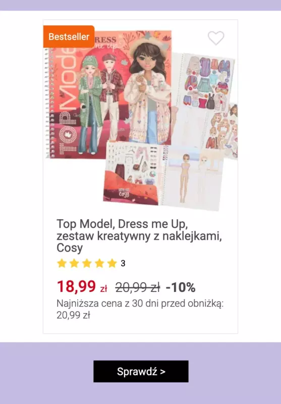 Smyk - gazetka promocyjna Artykuły kreatywne do -50% od piątku 30.05 do poniedziałku 09.06 - strona 4
