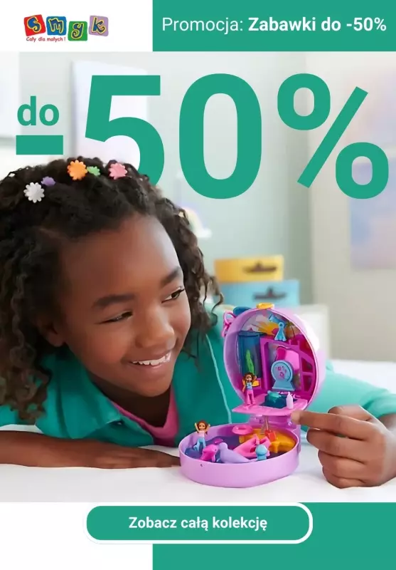 Smyk - gazetka promocyjna Promocja: Zabawki do -50%  
