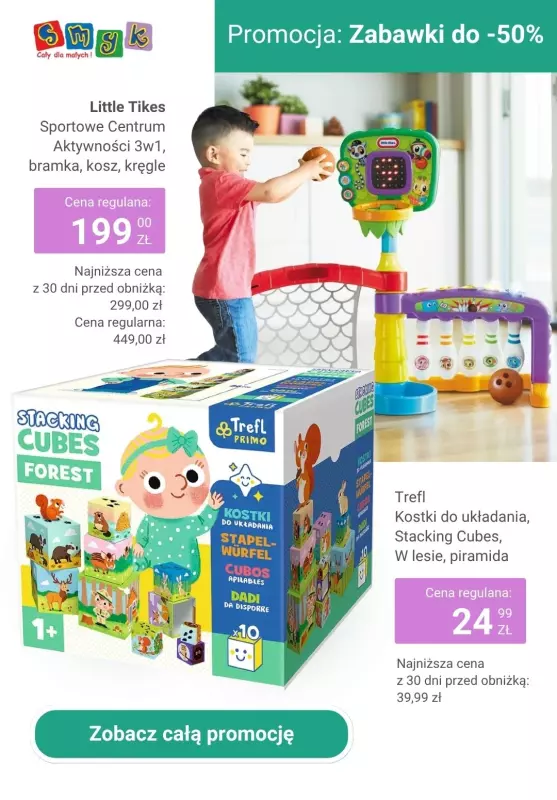 Smyk - gazetka promocyjna Promocja: Zabawki do -50% od piątku 06.06 do poniedziałku 09.06 - strona 4