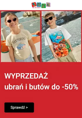 Smyk - gazetka promocyjna Wyprzedaż do -50% od środy 11.06 do wtorku 17.06