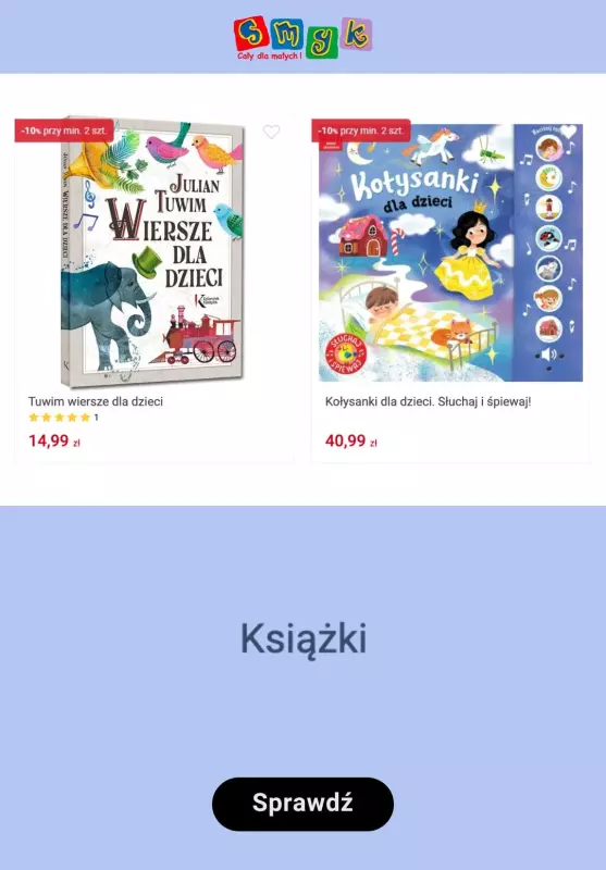 Smyk - gazetka promocyjna Miksuj dowolnie:  -10% przy zakupie min. 2 produktów   - strona 3