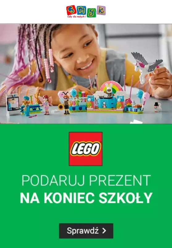 Smyk - gazetka promocyjna LEGO - prezent na koniec szkoły od wtorku 17.06 do poniedziałku 23.06