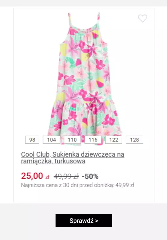 Smyk - gazetka promocyjna Do -50% WYPRZEDAŻ ubrań i butów   - strona 2