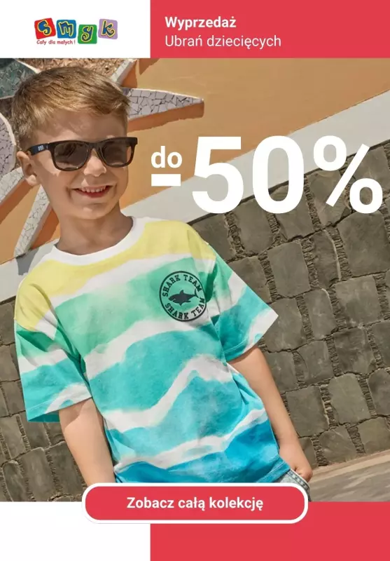 Smyk - gazetka promocyjna WYPRZEDAŻ ubrań od niedzieli 29.06 