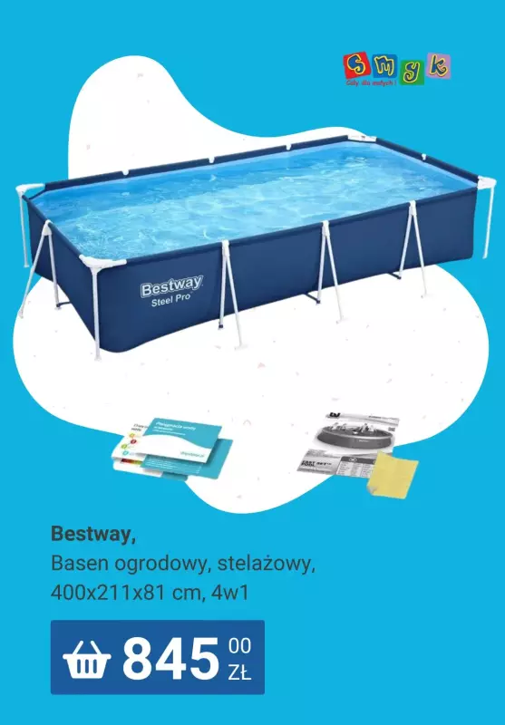 Smyk - gazetka promocyjna -15% na rowerki, baseny i zabawki ogrodowe   - strona 3