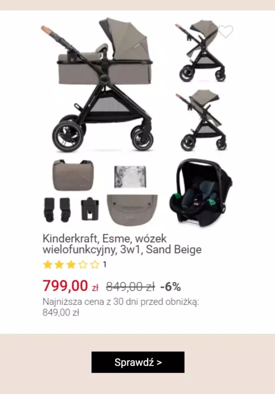 Smyk - gazetka promocyjna Do -50% akcesoria dla Mamy i Maluszka   - strona 3