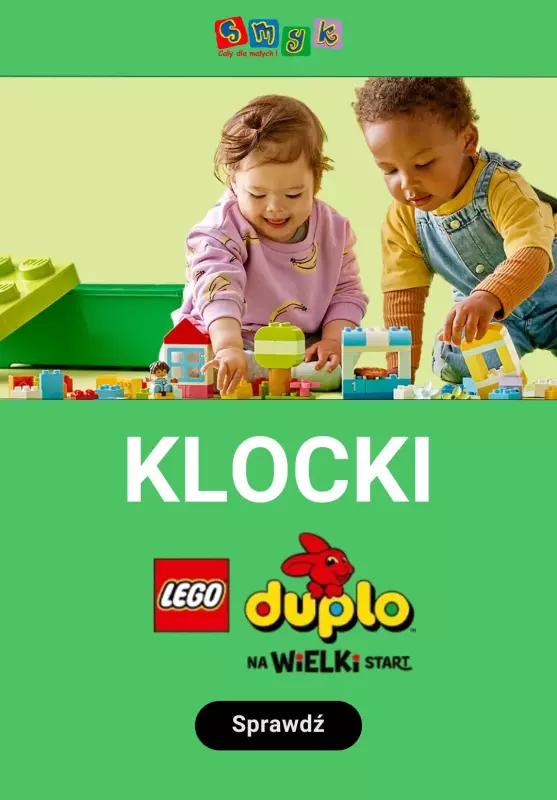 Smyk - gazetka promocyjna Klocki LEGO duplo w supercenach!  