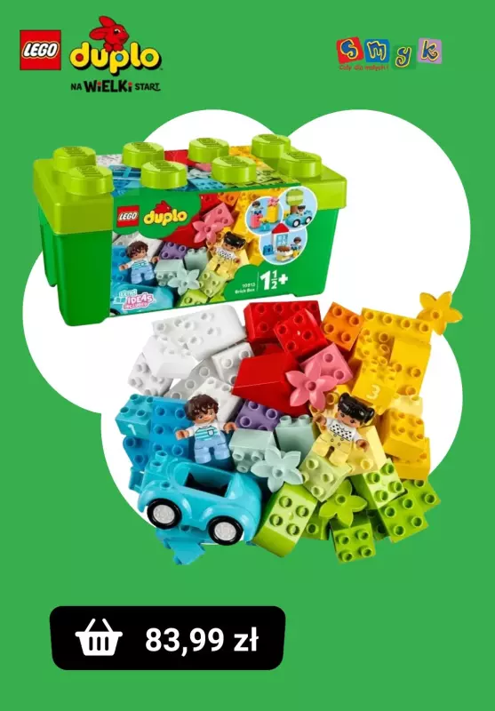 Smyk - gazetka promocyjna Klocki LEGO duplo w supercenach! od wtorku 15.07  - strona 7