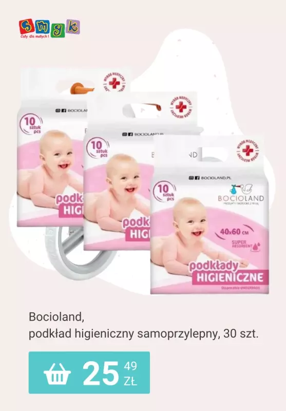 Smyk - gazetka promocyjna Pielęgnacja i higiena Maluszka: -20% na drugi tańszy produkt od czwartku 24.07 do poniedziałku 28.07 - strona 2