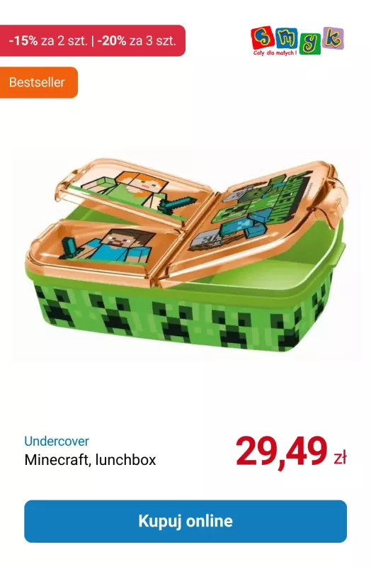 Smyk - gazetka promocyjna Artykuły szkolne: -15% za 2 szt. | -20% za 3 szt.   - strona 2