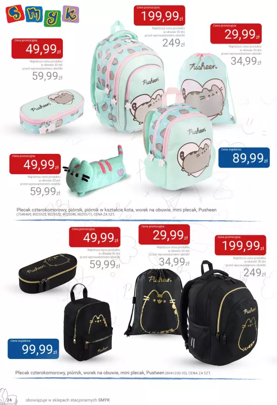 Smyk - gazetka promocyjna Katalog Smyk - Back to School od czwartku 31.07 do soboty 16.08 - strona 24