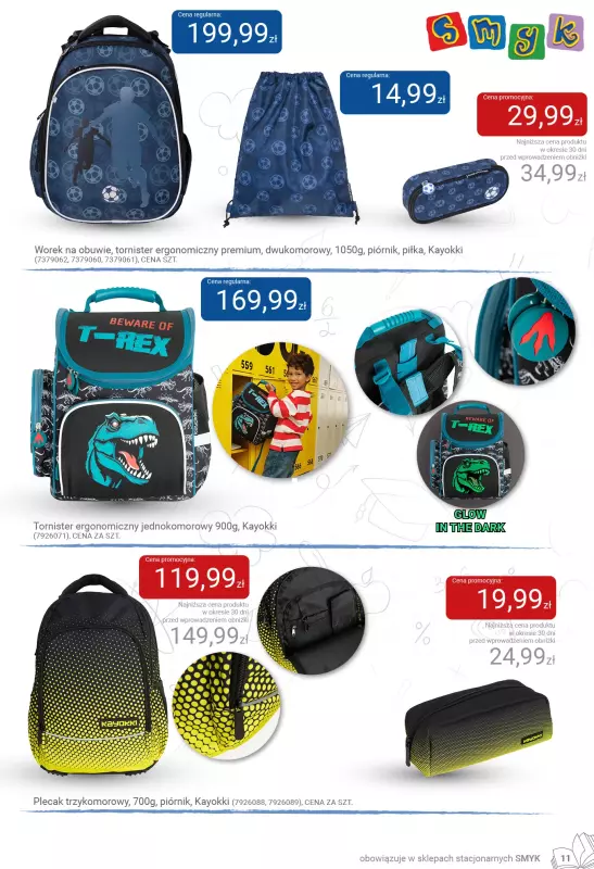 Smyk - gazetka promocyjna Katalog Smyk - Back to School od czwartku 31.07 do soboty 16.08 - strona 11