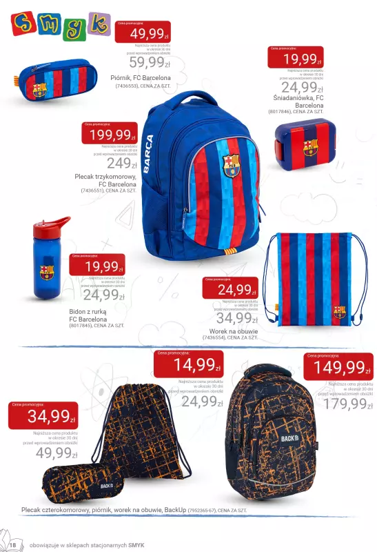 Smyk - gazetka promocyjna Katalog Smyk - Back to School od czwartku 31.07 do soboty 16.08 - strona 18