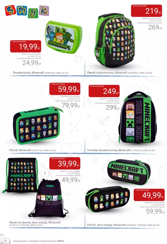 Smyk - gazetka promocyjna Katalog Smyk - Back to School od czwartku 31.07 do soboty 16.08 - strona 4