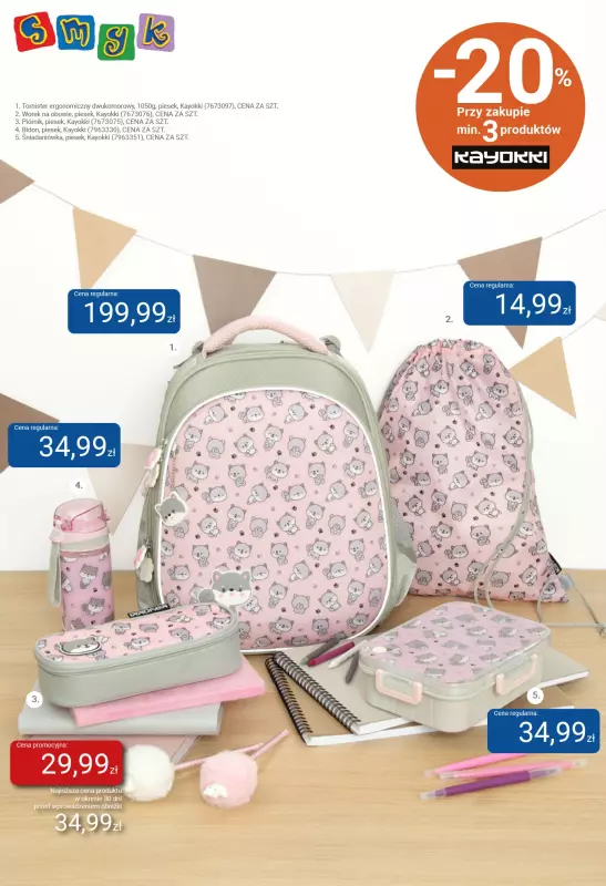 Smyk - gazetka promocyjna Katalog Smyk - Back to School od czwartku 31.07 do soboty 16.08 - strona 14