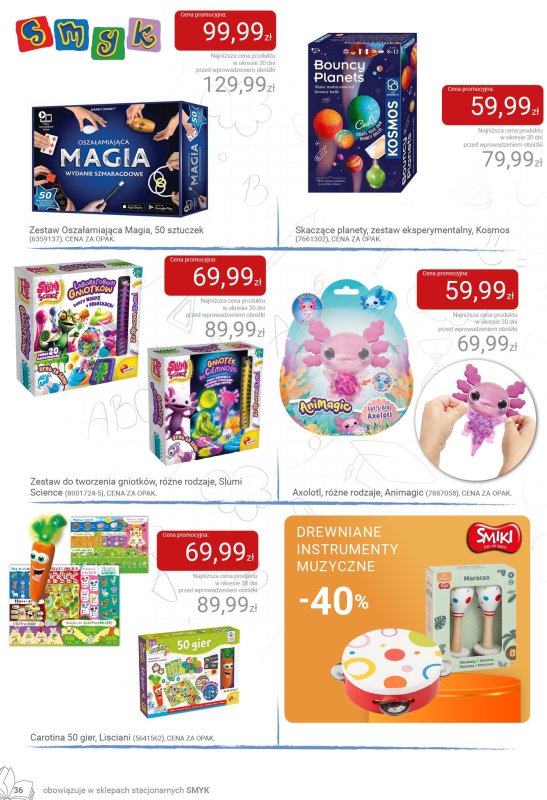 Smyk - gazetka promocyjna Katalog Smyk - Back to School od czwartku 31.07 do soboty 16.08 - strona 36