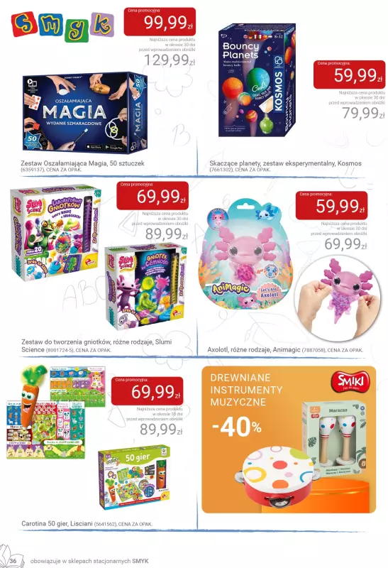 Smyk - gazetka promocyjna Katalog Smyk - Back to School od czwartku 31.07 do soboty 16.08 - strona 36