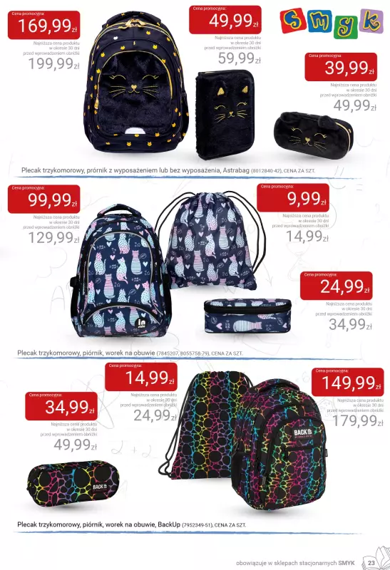 Smyk - gazetka promocyjna Katalog Smyk - Back to School od czwartku 31.07 do soboty 16.08 - strona 23