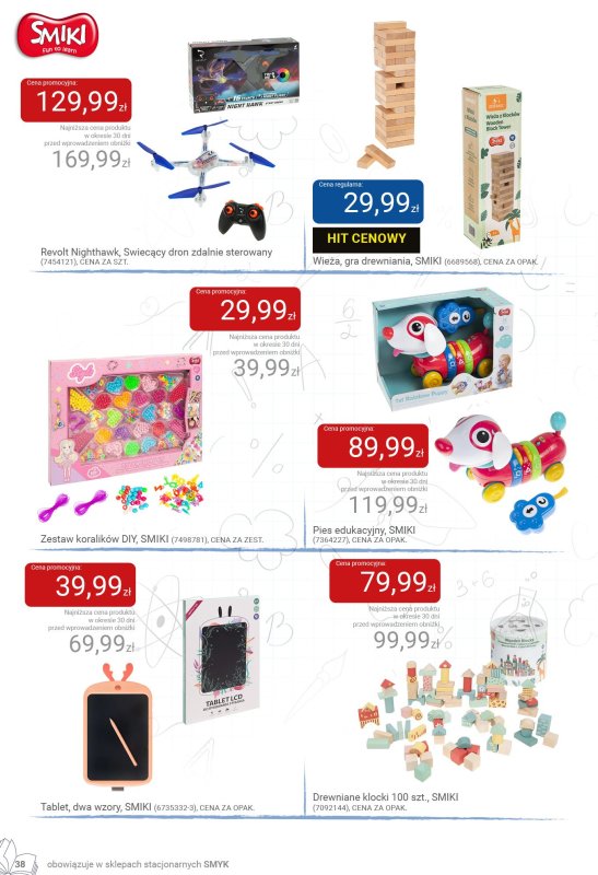 Smyk - gazetka promocyjna Katalog Smyk - Back to School od czwartku 31.07 do soboty 16.08 - strona 38