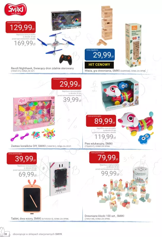 Smyk - gazetka promocyjna Katalog Smyk - Back to School od czwartku 31.07 do soboty 16.08 - strona 38