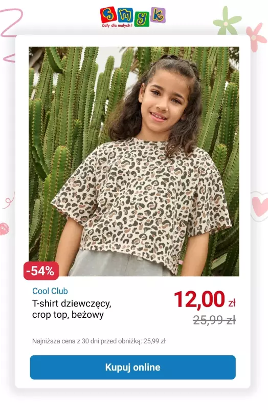 Smyk - gazetka promocyjna Wyprzedaż do -70% — dla Dziewczynek   - strona 3
