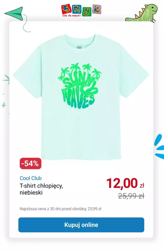 Smyk - gazetka promocyjna Wyprzedaż do -70% — dla Chłopców   - strona 2