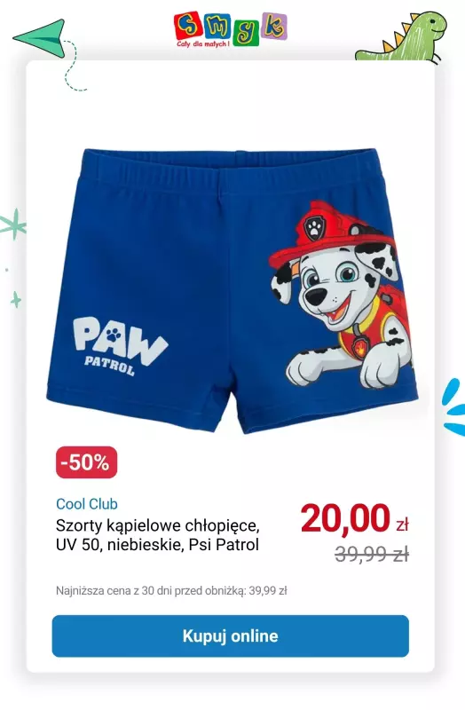 Smyk - gazetka promocyjna Wyprzedaż do -70% — dla Chłopców od poniedziałku 04.08  - strona 25