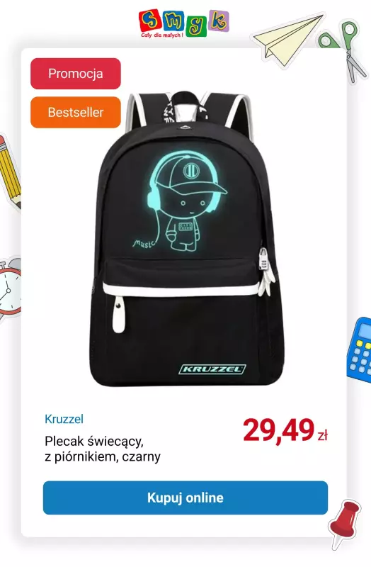 Smyk - gazetka promocyjna Nawet 25% rabatu na artykuły szkolne!   - strona 2