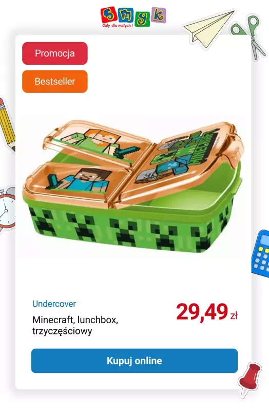 Smyk - gazetka promocyjna Nawet 25% rabatu na artykuły szkolne! od poniedziałku 11.08 do środy 13.08 - strona 4
