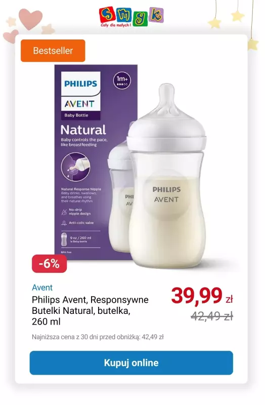 Smyk - gazetka promocyjna Do -50% akcesoria dla Mamy i Maluszka od środy 13.08 do poniedziałku 25.08 - strona 2