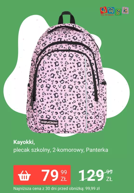 Smyk - gazetka promocyjna Do -50% wyprzedaż artykułów szkolnych od piątku 15.08 do wtorku 30.09 - strona 10