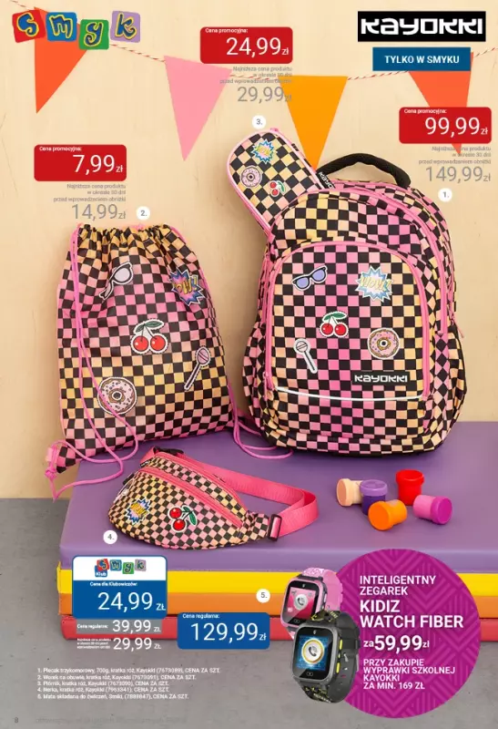 Smyk - gazetka promocyjna Katalog Smyk - Powrót do szkoły od czwartku 21.08 do środy 03.09 - strona 8