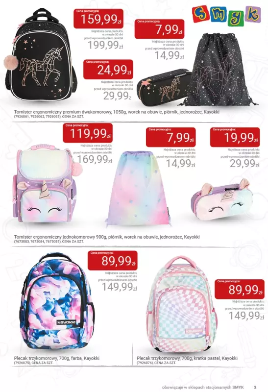 Smyk - gazetka promocyjna Katalog Smyk - Powrót do szkoły od czwartku 21.08 do środy 03.09 - strona 3