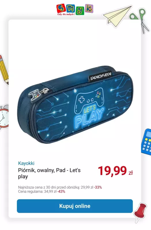 Smyk - gazetka promocyjna Do -70% na plecaki, worki i piórniki od środy 27.08 do wtorku 30.09 - strona 4